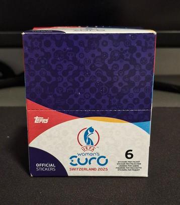 Topps Euro 2025 Women Box beschikbaar voor biedingen