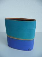 Vaas Aqua / Blauw Griekenland, Huis en Inrichting, Woonaccessoires | Vazen, Blauw, Aardewerk of Porselein, Ophalen of Verzenden