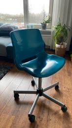 Bureaustoel ikea, Huis en Inrichting, Bureaustoelen, Ophalen, Zo goed als nieuw, Blauw, Bureaustoel