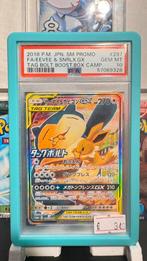 Snorlax & Eevee GX Psa 10 #297, Ophalen of Verzenden, Zo goed als nieuw