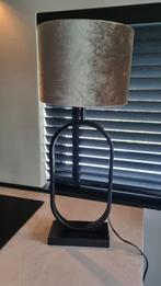 Ring lampvoet Light & Living met velvet kap, Huis en Inrichting, Lampen | Tafellampen, Minder dan 50 cm, Ophalen of Verzenden