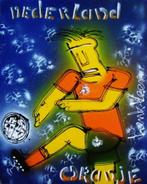 EK WK Nederland Oranje - schilderij kunstenaar Henk Veen, Ophalen of Verzenden