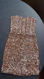 Glitter jurk, Kleding | Dames, Jurken, Ophalen of Verzenden, Zo goed als nieuw, Vera & lucy, Maat 34 (XS) of kleiner