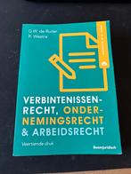 Verbintenissenrecht, ondernemingsrecht & arbeidsrecht, Overige wetenschappen, G.W. de Ruiter; R. Westra, Ophalen of Verzenden