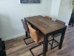 Metvint Mangohout Bartafel 140x80x90, Ophalen, Gebruikt
