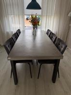 Te koop eettafel, Huis en Inrichting, Tafels | Eettafels, Ophalen, Overige materialen, 50 tot 100 cm, Zo goed als nieuw
