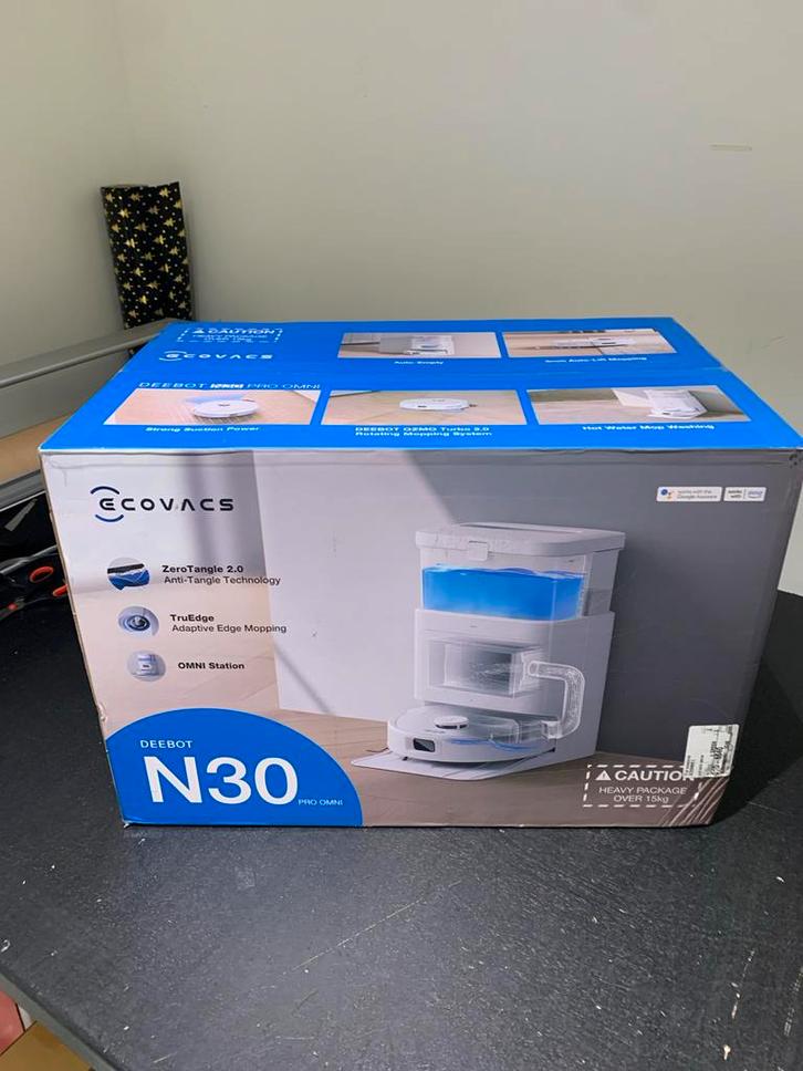 Ecovacs Deebot N30 Pro Omni Robotstofzuiger, Witgoed en Apparatuur, Stofzuigers, Nieuw, Robotstofzuiger, Minder dan 1200 watt