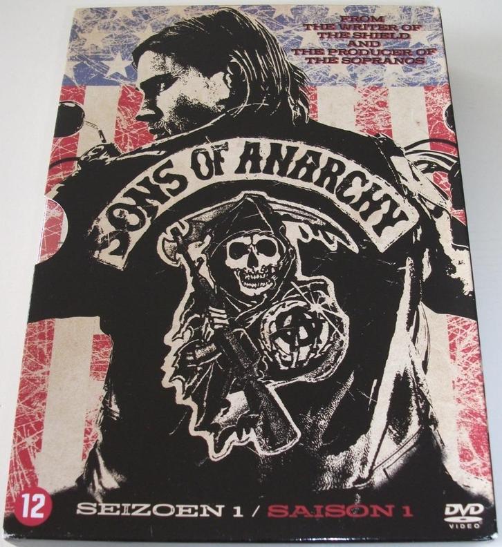 Dvd *** SONS OF ANARCHY *** Seizoen 1, Cd's en Dvd's, Dvd's | Tv en Series, Zo goed als nieuw, Actie en Avontuur, Boxset, Vanaf 12 jaar