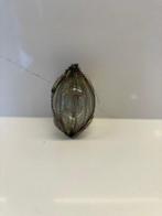 Oude glazen kerstbal met tinsel, Diversen, Ophalen of Verzenden, Zo goed als nieuw