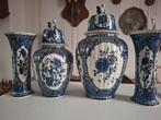 Delfts Blauw Boch Frères Vaas Set, Ophalen of Verzenden