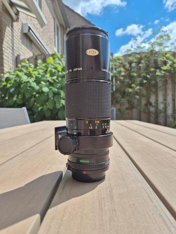 [Nieuwstaat] Canon FD 200mm f4 macro beschikbaar voor biedingen
