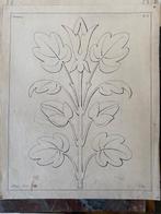 Nr.19: Tekeningen schilderijen ontwerpen van C Bos en H Bos, Antiek en Kunst, Kunst | Schilderijen | Klassiek, Ophalen of Verzenden