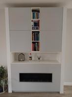 Mooie praktische kast woonkamer met haard, Ophalen, Met deur(en), 200 cm of meer, 150 tot 200 cm