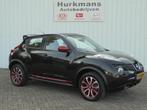 Nissan Juke 1.6i 115PK DEALER ONDERHOUDEN NAVI CAMERA, 607 kg, Euro 5, Stof, Zwart