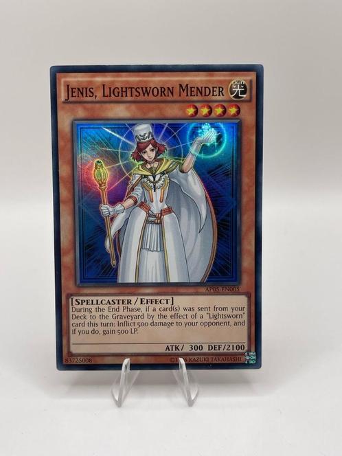 Yu-Gi-Oh! Jenis, Lightsworn Mender – AP05-EN005 – Mint, Hobby en Vrije tijd, Verzamelkaartspellen | Yu-gi-Oh!, Zo goed als nieuw