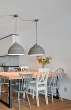 Betonlook hanglampen, Huis en Inrichting, Ophalen, Gebruikt, Industrieel, Minder dan 50 cm