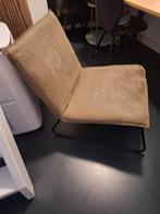 Olijfgroene fauteuil leenbakker, Huis en Inrichting, Banken | Sofa's en Chaises Longues, Ophalen, Eenpersoons, 75 tot 100 cm, Zo goed als nieuw