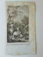 gravure Dodelijke val van Willem III van zijn paard, Jacobus, Antiek en Kunst, Kunst | Etsen en Gravures, Ophalen