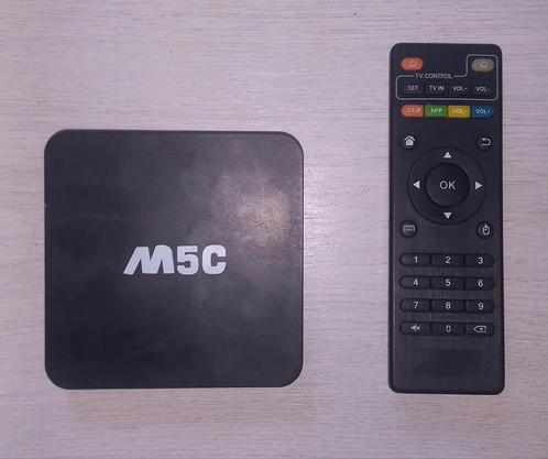 M5C Ott Tv box Android Mediaplayer, Audio, Tv en Foto, Mediaspelers, Gebruikt, HDMI, Ophalen of Verzenden