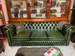 NIEUW Birmingham chesterfield 4 zits bank antiek groen, Huis en Inrichting, Banken | Bankstellen, Ophalen of Verzenden, Nieuw