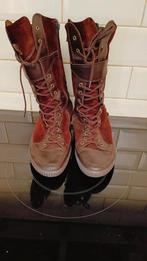 Bruine Ecco veterlaarsjes maat 40, Ophalen of Verzenden, Zo goed als nieuw, Bruin, Sneakers of Gympen