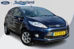 Ford Fiesta 1.4 96 PK Titanium | Lederen Bekleding | Cruise, Auto's, Ford, Voorwielaandrijving, Gebruikt, Blauw, Bedrijf
