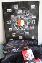 Feyenoord 100 jaar clubgeschiedenis met sjaal, Ophalen of Verzenden, Zo goed als nieuw, Feyenoord, Vaantje of Sjaal