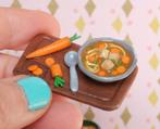 Miniatuur eten voor poppenhuis - handgemaakt UNIEK - noedels, Hobby en Vrije tijd, Ophalen of Verzenden, Nieuw