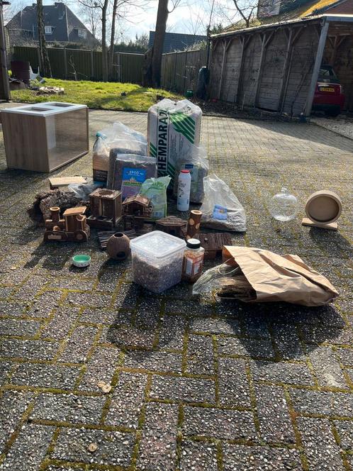 Hamsterhok en toebehoren, Dieren en Toebehoren, Knaagdieren en Konijnen | Toebehoren, Zo goed als nieuw, Ophalen