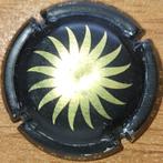 Spaanse cavacapsule GRAN BARON zwart & goud nr. 141999, Verzamelen, Wijnen, Ophalen of Verzenden, Gebruikt, Spanje, Overige typen