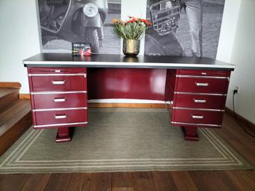 Vintage Bureau met Lades - afbeelding 1