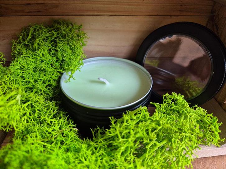 Grassland Geurkaars, Huis en Inrichting, Woonaccessoires | Kandelaars en Kaarsen, Nieuw, Minder dan 25 cm, Overige materialen