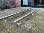 Mooie RVS Trapleuning 2 delen, Ophalen, Zo goed als nieuw, 2 tot 4 meter