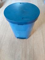 Pedaalemmer / Prullenbak - Blauw, Huis en Inrichting, Woonaccessoires | Prullenbakken, Ophalen, Kunststof, Gebruikt, Met pedaal