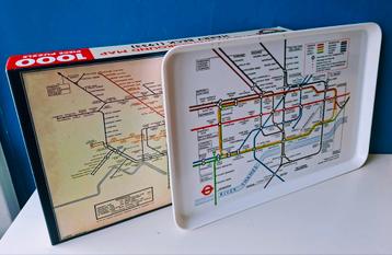 LONDON UNDERGROUND/ Puzzel en dienblad beschikbaar voor biedingen
