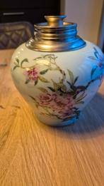 Vintage Chinese handbeschilderde Pot met Bloemenmotief, Antiek en Kunst, Antiek | Porselein, Ophalen of Verzenden