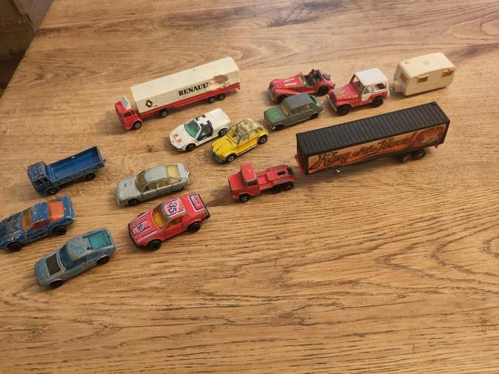 Vintage Majorette auto's set 5, Verzamelen, Speelgoed, Gebruikt, Ophalen of Verzenden