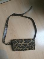 Heuptasje panterprint dames kunstleer, Ophalen of Verzenden, Zo goed als nieuw, Bruin, Avondtasje