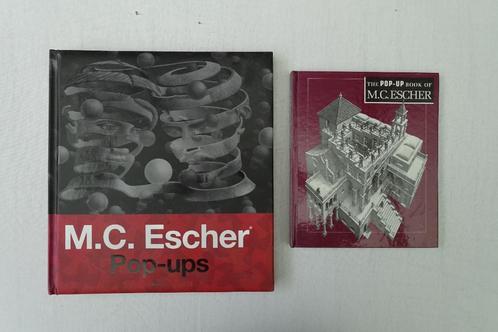 pop-up boek - 2 x M.C. Escher, Boeken, Kunst en Cultuur | Beeldend, Zo goed als nieuw, Grafische vormgeving, Ophalen of Verzenden