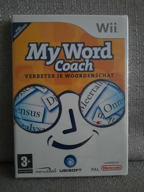 WII My Word Coach NIEUW ., Spelcomputers en Games, Games | Nintendo Wii, Nieuw, Puzzel en Educatief, 1 speler, Vanaf 3 jaar, Ophalen of Verzenden