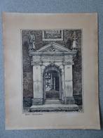 litho arme mannen en vrouwenhuis Goes, Paul van Alff, 1915, Antiek en Kunst, Verzenden