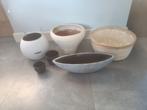 GRATIS AF TE HALEN diverse bloempotten en mand, Tuin en Terras, Ophalen, Gebruikt, Rond, Binnen