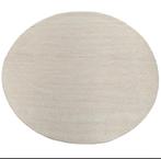 NIEUW Wollen Vloerkleed rond 250cm karpet crème, Ophalen of Verzenden, Nieuw, Crème, Tapijt