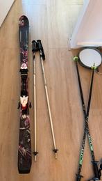 Fischer ski’s 155 cm incl. binding + 2x stokken – pisteklaar, Ophalen, 140 tot 160 cm, Carve, Skiën
