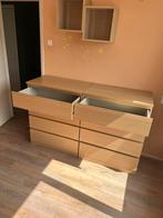 IKEA MALM Ladekast bruin 80/100cm, Ophalen, 100 tot 150 cm, 50 tot 100 cm, 3 of 4 laden