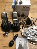 Profoon Draadloze DECT telefoon PDX-6520, Ophalen of Verzenden, 2 handsets, Zo goed als nieuw