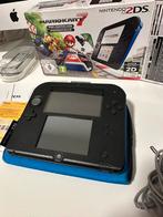 Nintendo 2DS Mario Editie + Pokémon Platinum, Spelcomputers en Games, Spelcomputers | Nintendo 2DS en 3DS, Zwart, 2DS, Ophalen of Verzenden
