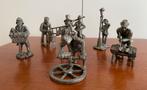 Collectie tinnen beeldjes van Daalderop, ambachtslieden, Ophalen of Verzenden, Gebruikt, Mens