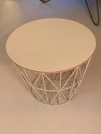 Ferm Living Wire Basket/Table L + Eiken Deksel, Huis en Inrichting, Ophalen, Minder dan 45 cm, Minder dan 55 cm, Gebruikt