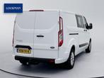 Ford Transit Custom 340 2.0 TDCI L2H1 170pk Dubbele Cabine L, Auto's, Voorwielaandrijving, Euro 6, 4 cilinders, Wit